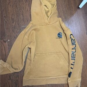 Carhartt Hooded Pullover in Mustard